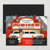 Little Man Limousine Movie Star Baby shower Kaart (Voorkant / Achterkant)