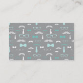 Little Man luier loterij ticket, Blauwgroen, grijs Informatiekaartje (Achterkant)