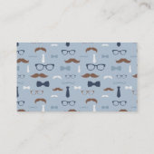 Little Man Luier Raffle Ticket, Marineblauw, Bruin Informatiekaartje (Achterkant)