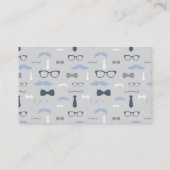 Little Man Luier Raffle Ticket, Marineblauw, Grijs Informatiekaartje (Achterkant)