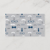 Little Man Luier Raffle Ticket, Marineblauw, Grijs Informatiekaartje (Achterkant)