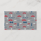 Little Man Luier Raffle Ticket, Navy blauw, rood Informatiekaartje (Achterkant)