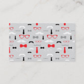 Little Man Luier Raffle Ticket, Zwart, Rood Informatiekaartje (Achterkant)