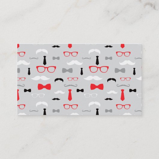 Little Man Luier Raffle Ticket, Zwart, Rood Informatiekaartje (Achterkant)