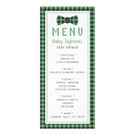 Little Man Menu Kaart, Baby shower