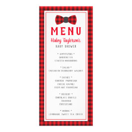 Little Man Menu Kaart, Baby shower