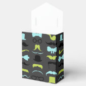 Little Man Mustache Birthday Party Personalized Bedankdoosjes (Geopend)