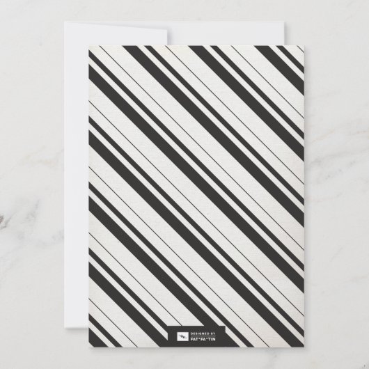 Little Man Mustache Bow Stropdas Boy Baby shower I Kaart (Achterkant)