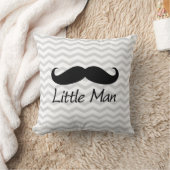 Little Man Mustache Chevron Cute Boys Kussen (Deken)
