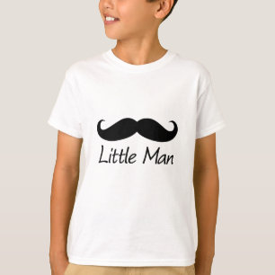 Little Man Mustache Chevron Cute Boys T-shirt