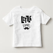 Little Man Mustache Kinder Shirts (Voorkant)