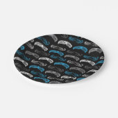 Little Man / Mustache - Party - Paper Borden Papieren Bordje (Gekanteld)