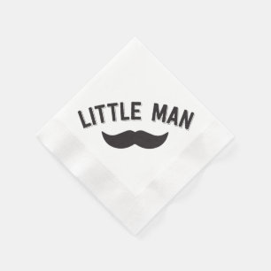 Little Man Mustache Party Servetten