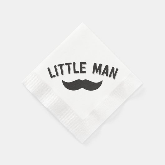 Little Man Mustache Party Servetten (Hoek)
