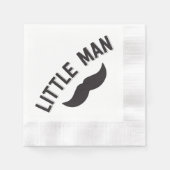 Little Man Mustache Party Servetten (Voorkant)