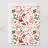 Little Man peperkoek Baby shower dank u kaart (Achterkant)