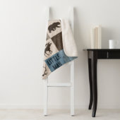 Little Man Rustic Minky Sherpa Blanket Deken (In situ)