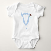 Little Man Tuxedo Romper (Voorkant)