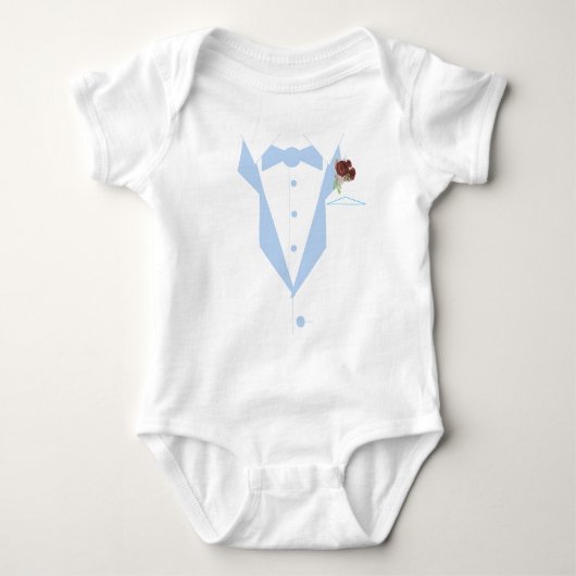 Little Man Tuxedo  Romper (Voorkant)