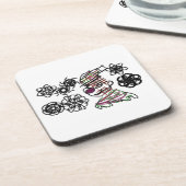 Little man winter bier onderzetter (Linkerzijde)