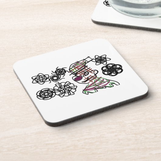 Little man winter bier onderzetter (Linkerzijde)