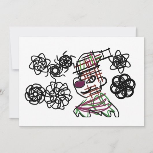 Little man winter feestdagenkaart (Voorkant)