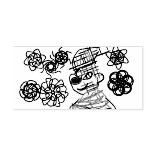 Little man winter rubberstempel (Afrduk)