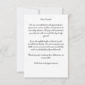 Little man zwarte smoking pet baby shower bedankkaart (Achterkant)