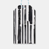 Little man zwarte smoking pet baby shower gunst cadeaulabel (Achterkant)