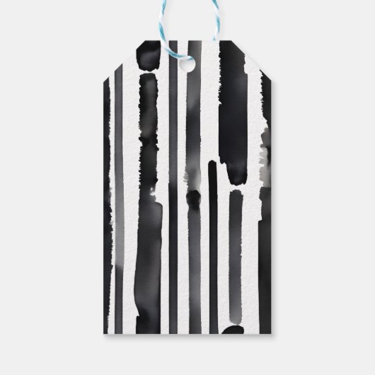 Little man zwarte smoking pet baby shower gunst cadeaulabel (Achterkant)