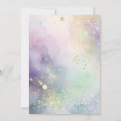 Little Mardi Gras Queen Fleur de Lis Baby Shower Kaart (Achterkant)