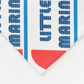 Little marine fleece deken (Hoek)