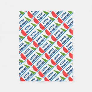 Little marine fleece deken