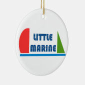 Little marine keramisch ornament (Rechts)