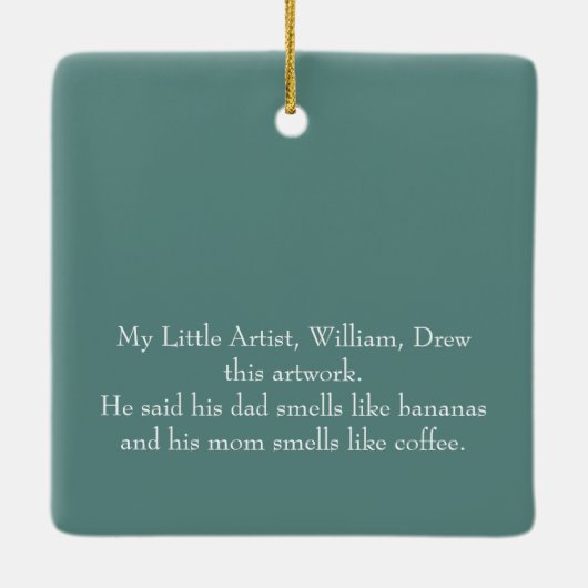 Little Masterpiece Ornament (Achterkant)