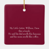 Little Masterpiece Ornament (Achterkant)