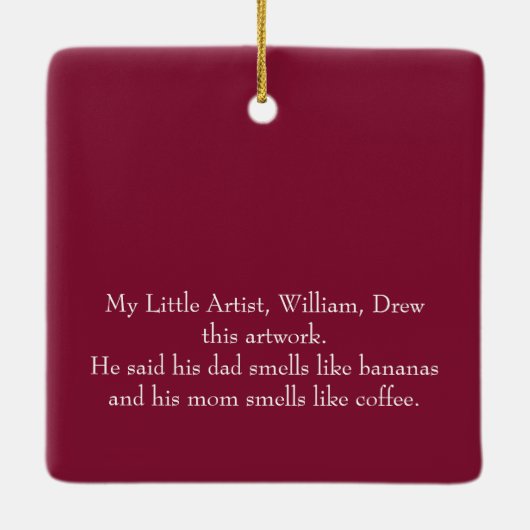 Little Masterpiece Ornament (Achterkant)