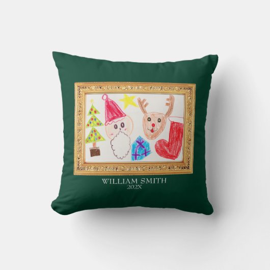 Little Masterpiece Ornament Throw Pillow Kussen (Voorkant)