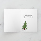 Little Match Girl-kerstkaart Feestdagen Kaart (Binnen)