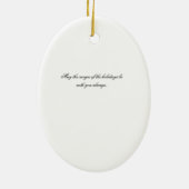 Little Match meisje kerst ornament (Achterkant)