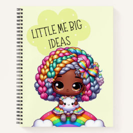 Little Me Big Ideas - Schattige Chibi Girl Geel Notitieboek
