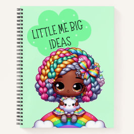 Little Me Big Ideas - Schattige Chibi Girl Green Notitieboek