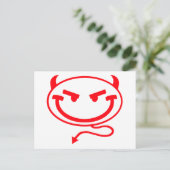 Little Meanies Red Logo Briefkaart (Staand voorkant)