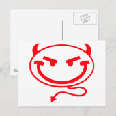 Little Meanies Red Logo Briefkaart (Voorkant / Achterkant)