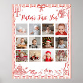 Little Meatball First Year Photo Milestone Poster (Voorkant)