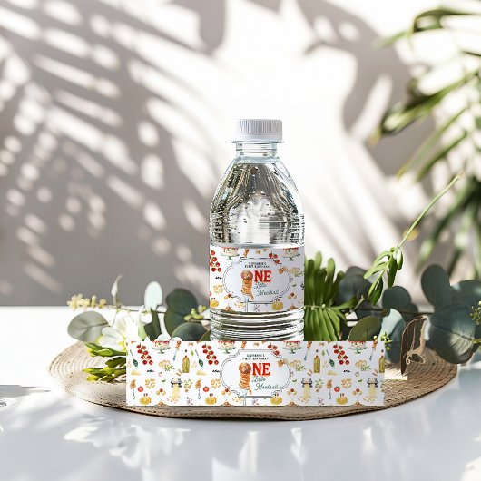 Little Meatball | Holy Ravioli First Birthday Waterfles Etiket