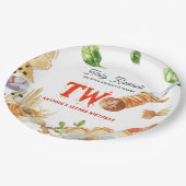 Little Meatball | Holy Ravioli Second Birthday Papieren Bordje (Gekanteld)