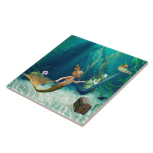Little Mermaid 2-tegel Tegeltje