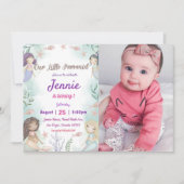 Little Mermaid Birthday Party under the Zee Party Kaart (Voorkant)