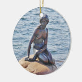 Little Mermaid Copenhagen Circle Ornament (Links)